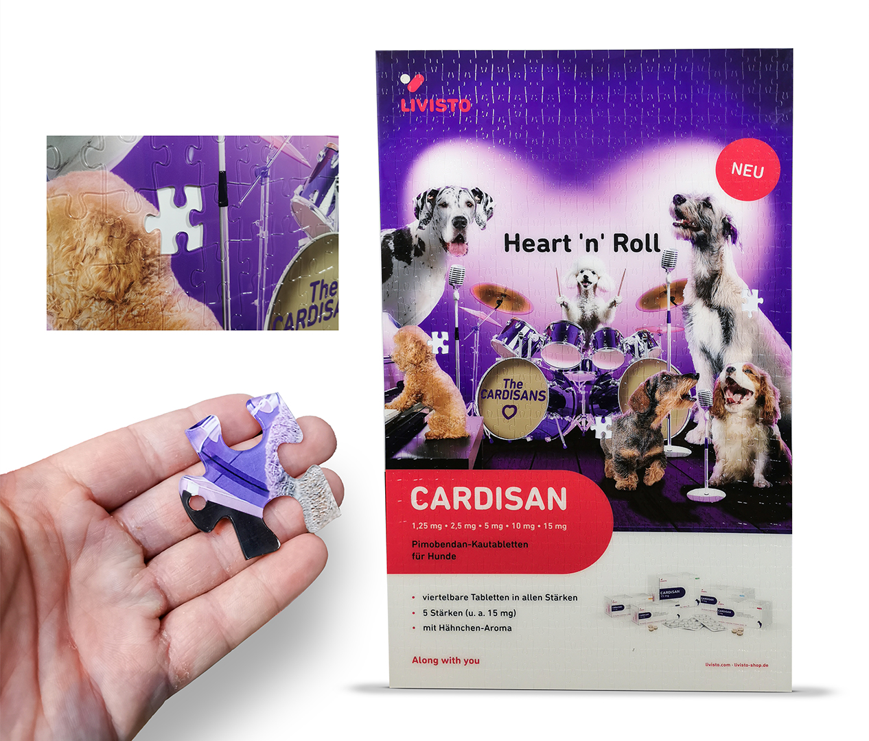 Livisto XXL-Acryl-Puzzle